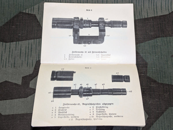 Original K98 Zf41 Scope Manual D 136/1 1942