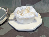 Celluloid Shaving Mirror and Cup