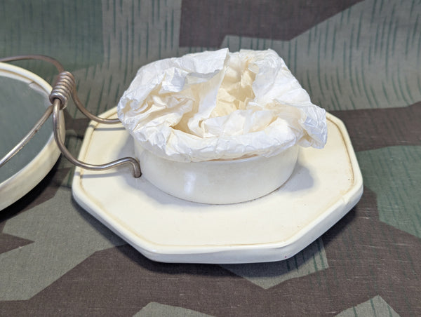 Celluloid Shaving Mirror and Cup