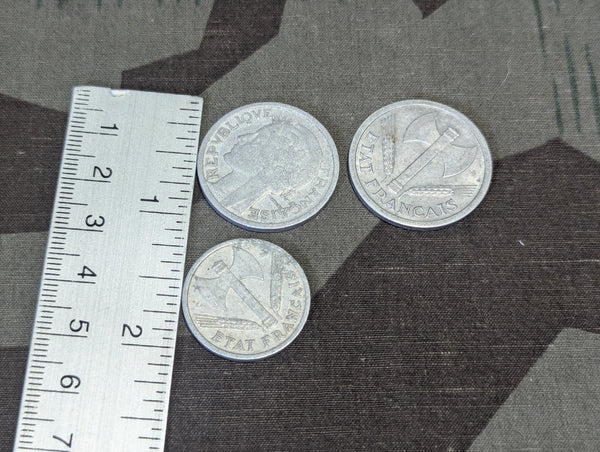 Lot of French Francs (3 Coins)