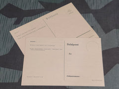 Set of 2 Feldpost Postcards