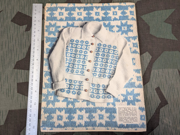 Frauen Fleiss Women's Knitting Pattern Magazine Heft 7 1938/39