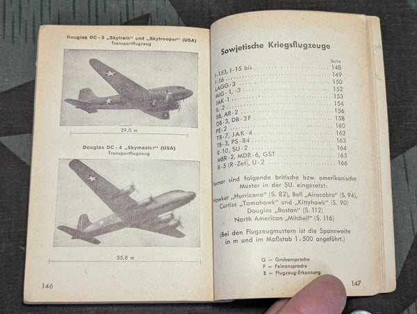 1943 Kriegsflugzeuge Aircraft Identification Book