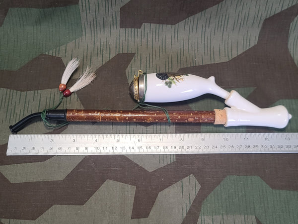 Grouse Hunting Motif Traditional German Pipe