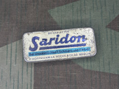 Saridon Pill Tin For Pain and Fever