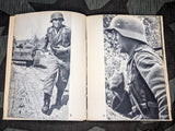 Soldatenantlitz in der Schlacht Candid Soldiers Photos Book