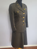 Army Nurse Uniform Jacket and Skirt <br> (B-33" W-26" H-35")