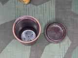 Bakelite Shaving Brush Container with Brush