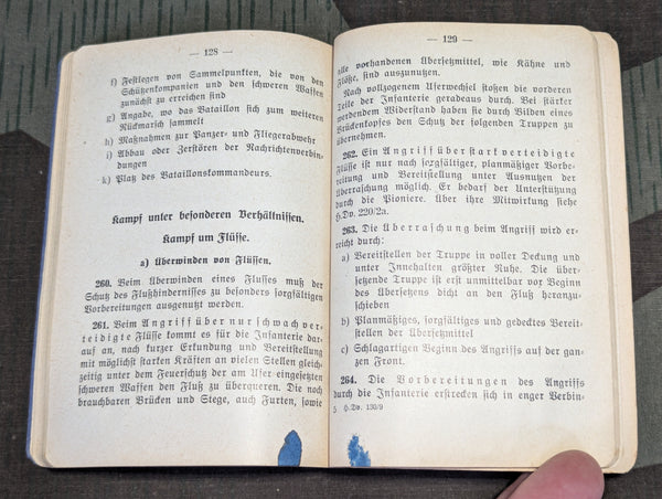 Ausbildungsvorschrift für die Infanterie 1940 Book H. Dv. 103/9 Heft 9