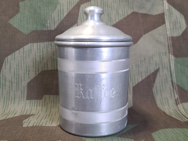 Aluminum "Kaffee" Coffee Container