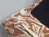 Harvest Print Dress <br> (B-36" W-30")