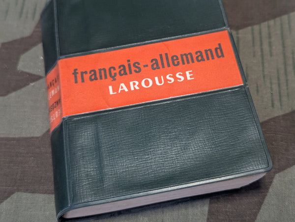 1943 French -German German - French Vinyl Cover Dictionary
