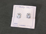 US Army Eagle Screw Back Earrings on Card