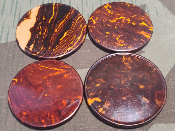 Original Celluloid Tortoise Shell Pocket Mirrors