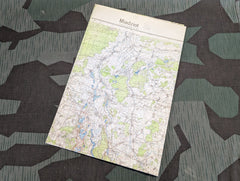 Late War Berlin Spandau Wehrmacht Map (Reprinted on Miadziot Map)