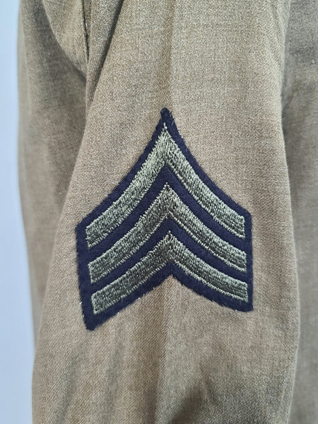 Women's WAC OD Wool Blouse (Air Corps Patch) <br> (40" Bust)