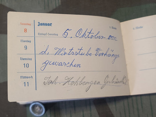 1939 Sparkasse Wunsiedel Pocket Calendar