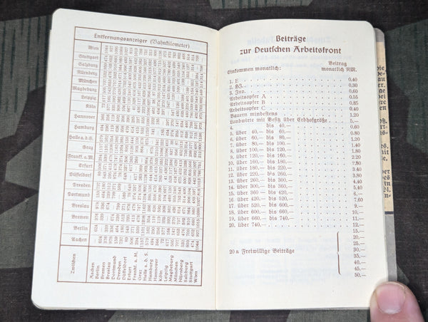 1940 Pocket Calendar Book from a Thief (Interesting Story)
