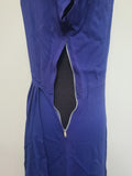DuBarry Blue Sequin Gown 1945 <br> (B-38" W-29" H-38")