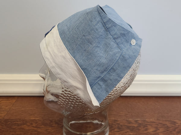 Nurse's Aide Coif Hat Red Cross / Civil Defense