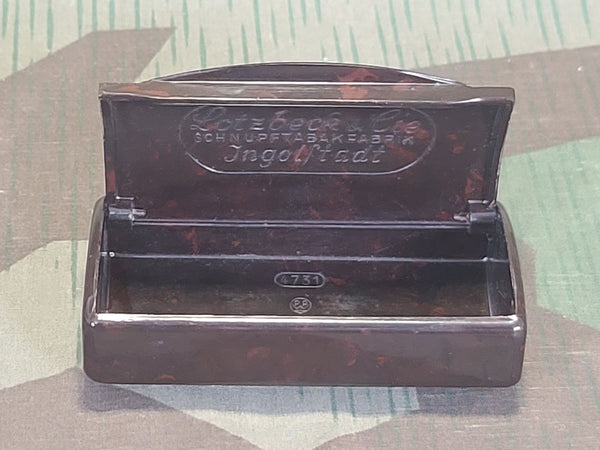 Lotzbeck Bakelite Snuff Tobacco Container