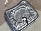 German Lock with 2 Keys Wreath Design