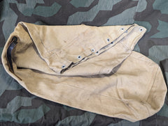 German Tan Canvas with Red Stripe Bag