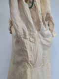 German Prewar Silk Dress Handmade <br> (B-46" W-39.5" H-46")