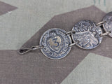 German Edelweiss and Deer Bracelet
