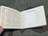 1936 Pocket Calendar Unused