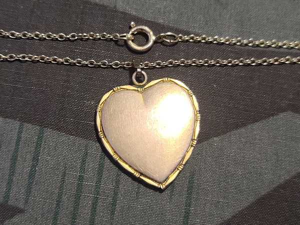 Iron Cross Heart Necklace