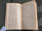 1938 Forestry Pocket Calendar / Diary