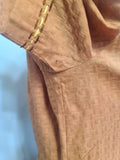 Brown Zipper Front Dress <br> (B-40" W-31.5" H-40")