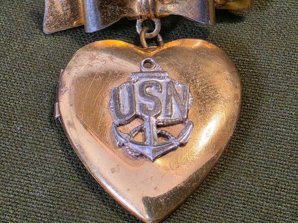 US Navy Locket Pin Sterling
