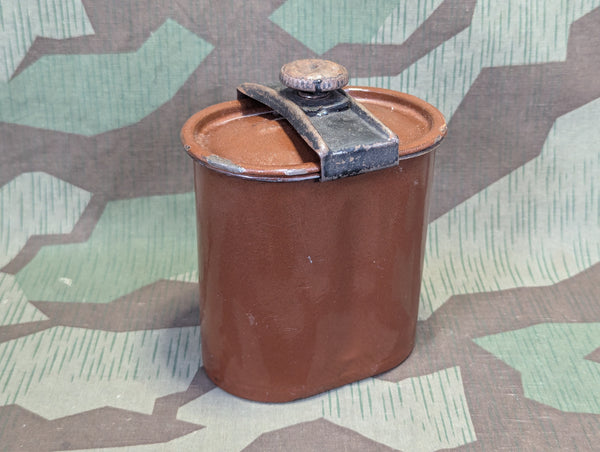 Brown Enamel Container