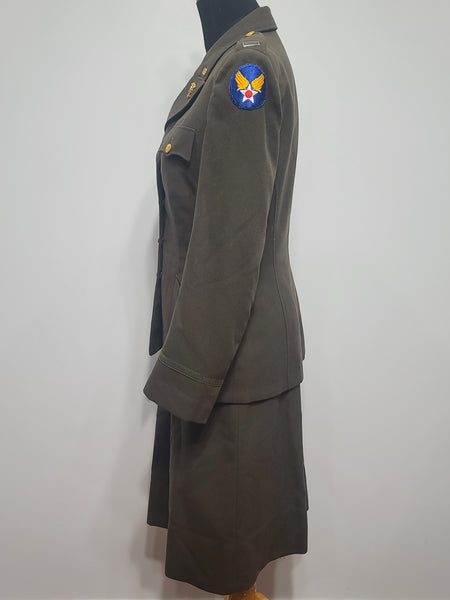 Army Nurse Uniform Set Jacket and Skirt <br> (B-38" W-28" H-36")