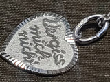 Vergiss Mich Nicht Heart Necklace 835 Silver