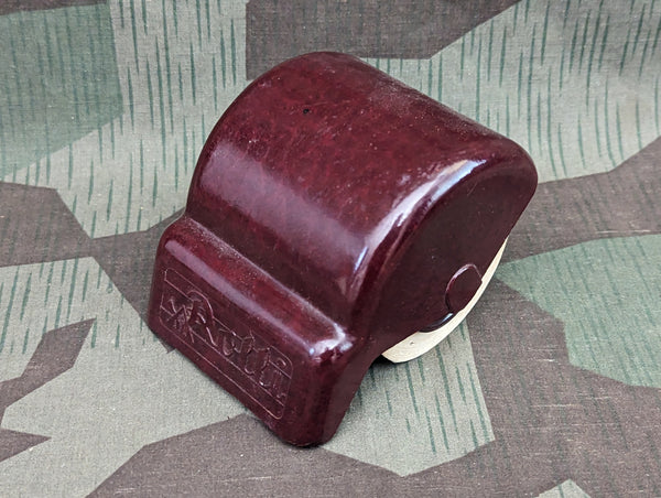 AH Rolli Red Brown Bakelite Ink Blotter