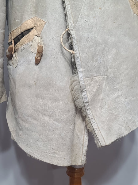 German Winter Lamb Coat G.I. Used