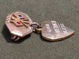 God Bless America Signal Corps Sweetheart Pin