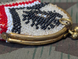 Tiny WWI Era German Beaded Patriotic Purse
