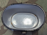 Black Enamel Food Container with Handle Sfinx