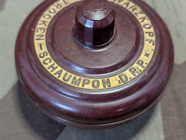 Bakelite Schwarzkopf Dry Shampoo Container DRP Minor Damage