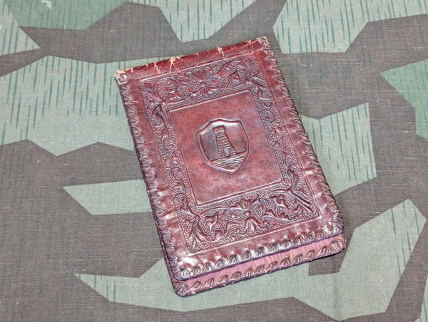 Embossed Leather Pouch Rotterdam