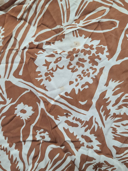 Harvest Print Dress <br> (B-36" W-30")