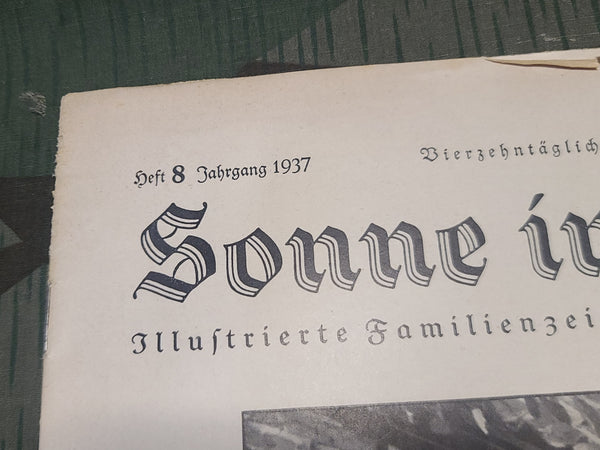 Sonne ins Haus Magazine Heft 8 1937