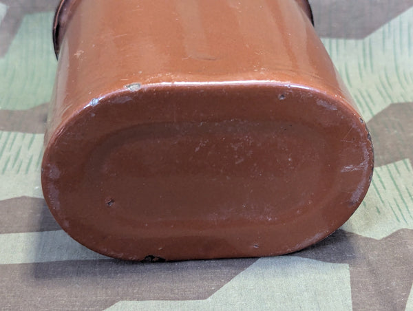 Brown Enamel Container