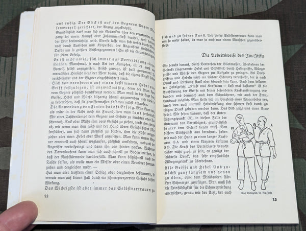 Waffenlos Siegen 1934 Book On Self Defense