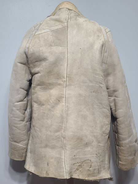 German Winter Lamb Coat G.I. Used