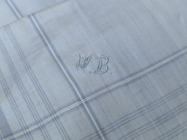 Box of 9 WB Monogrammed Handkerchiefs